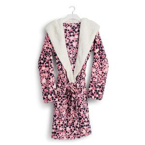 Vera Bradley Fleece robe with sherpa hood